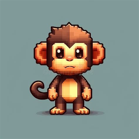 Pixel Art Monkey Animation Stock Illustrations – 22 Pixel Art Monkey Animation Stock ...