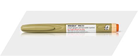 SOLIQUA 100/33 Solostar Pen | SOLIQUA® 100/33 (insulin glargine & lixisenatide) injection 100 ...