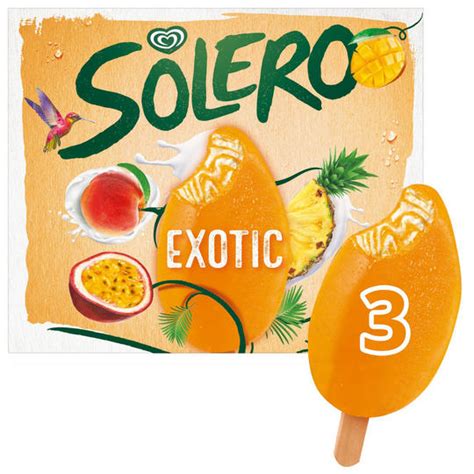 Solero Ice Cream Sticks Exotic 3x 90 ml | Iceland Foods