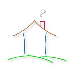 Stick House Drawing | Free download on ClipArtMag