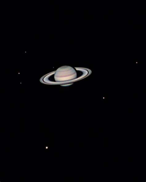 Saturn with 7 moons : r/astrophotography