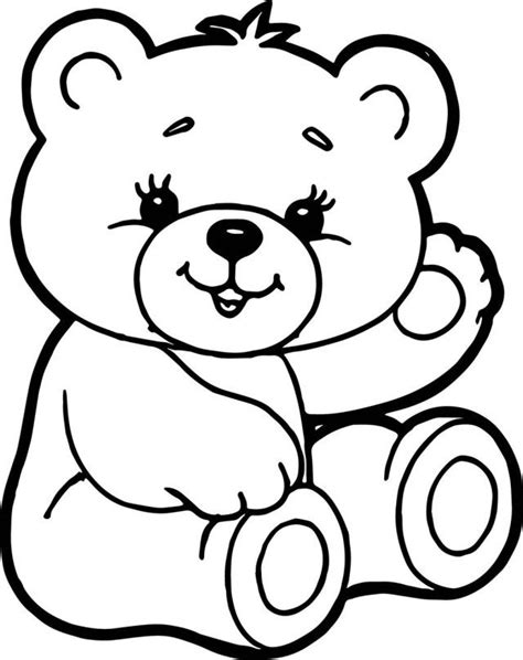 21+ Wonderful Image of Bear Coloring Pages - entitlementtrap.com | Teddy bear coloring pages ...