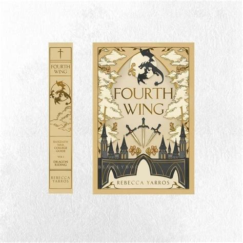 Fourth wing book cover and bookmark | Book cover art design, Wings book, Book cover artwork