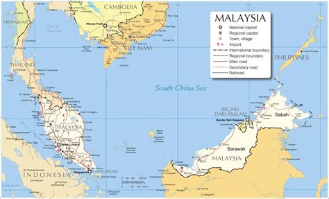 Malaysia Airport Map