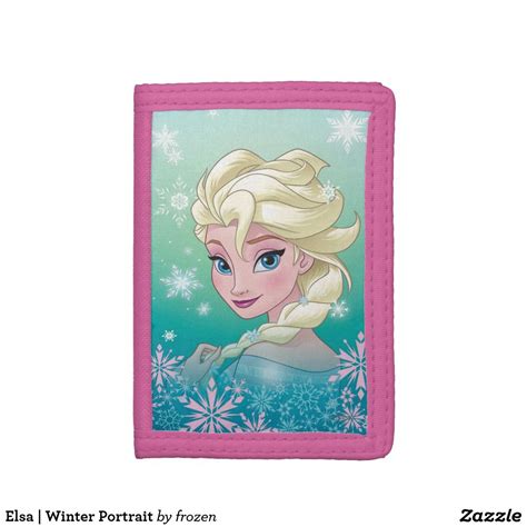 Elsa | Winter Portrait Trifold Wallet | Zazzle | Winter portraits ...