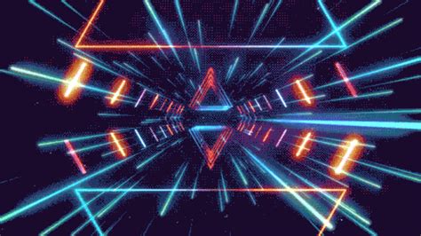 Resultado de imagen de neon lights retro | Retro futurism, Trippy gif ...