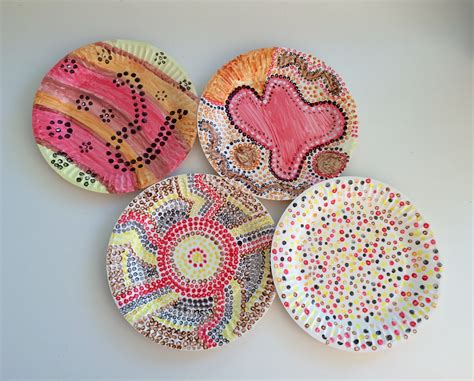 NAIDOC - Dot Painting Paper Plate Snake - School Mum