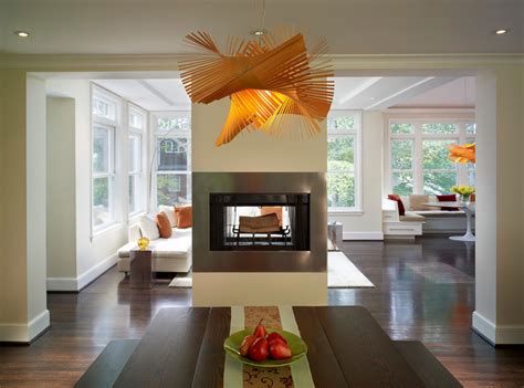 Double Sided Fireplace Designs For Your Living Room