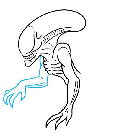 How to Draw a Xenomorph Alien - Really Easy Drawing Tutorial | Alien ...