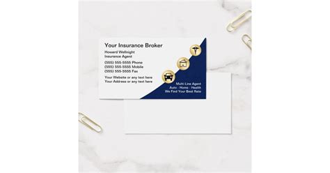 Insurance Broker Business Cards | Zazzle.com