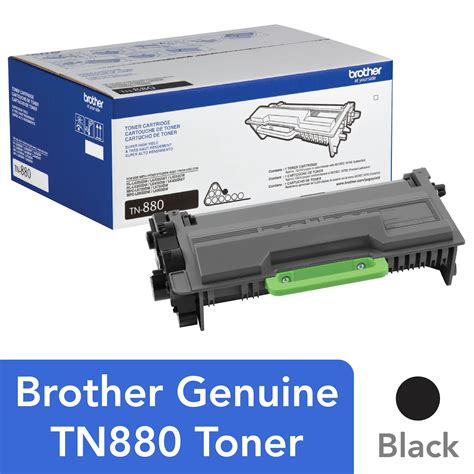 Brother Genuine Super High Yield Toner Cartridge, TN880, Replacement Black Toner, Page Yield Up ...