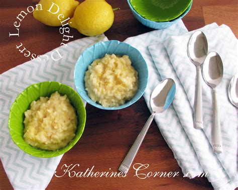 Lemon Delight Dessert Recipe – Katherines Corner