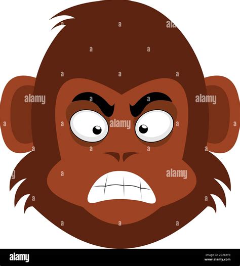 Chimpanzee furious Stock Vector Images - Alamy