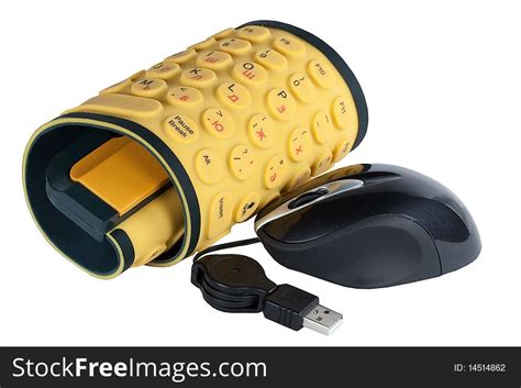 2+ Keyboard rubber flexible yellow Free Stock Photos - StockFreeImages