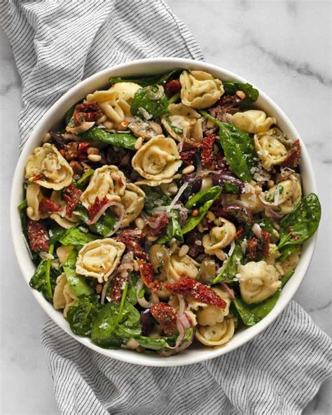 Tortellini Pasta Salad with Sun Dried Tomatoes - Last Ingredient