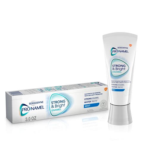 Sensodyne Pronamel Strong and Bright Sensitive Teeth Enamel Toothpaste ...