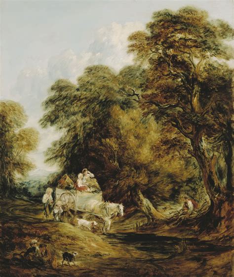 The Market Cart Painting | Thomas Gainsborough Oil Paintings