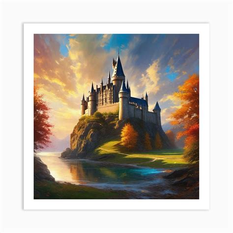 Hogwarts Castle 11 Art Print by Noctarius - Fy