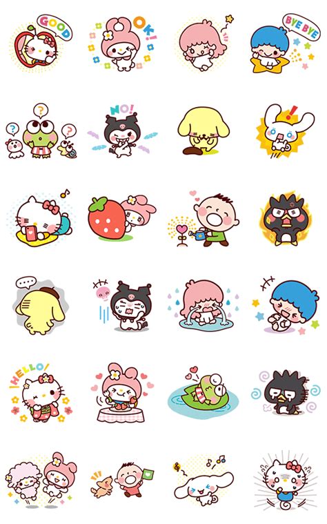 Printable Sanrio Stickers