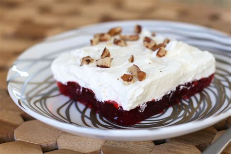 Cranberry Gelatin Salad Recipe Cream Cheese and Nuts