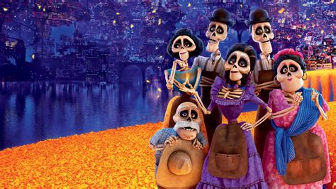 Download Coco Skeleton Rivera Family Wallpaper | Wallpapers.com