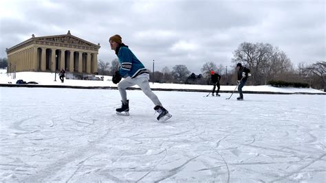 A Snow Day In Nashville Means Sledding And Skating — Yes, Outdoor Ice ...