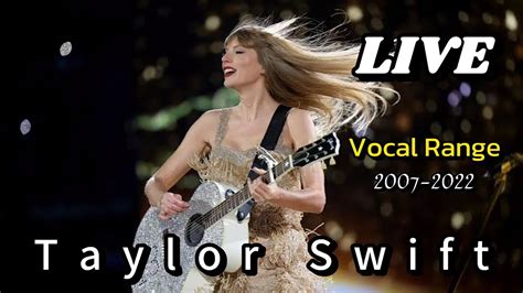 Taylor Swift Live Vocal Range (C3-G5) - YouTube