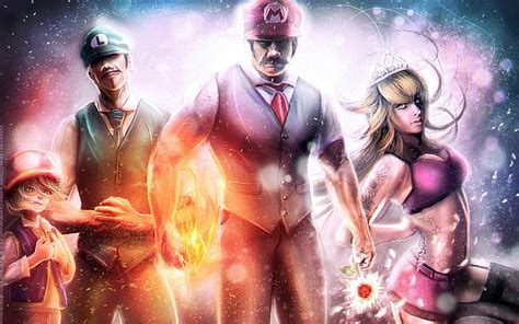 Game wallpaper, video games, Super Mario, Luigi, realistic, Princess Peach, HD wallpaper ...