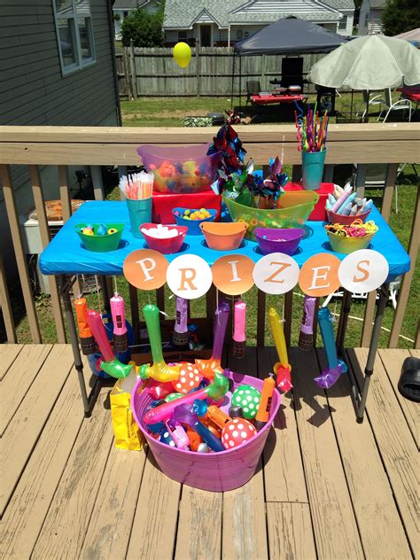 Carnival Prize Table | Carnival themed party, Carnival birthday parties ...