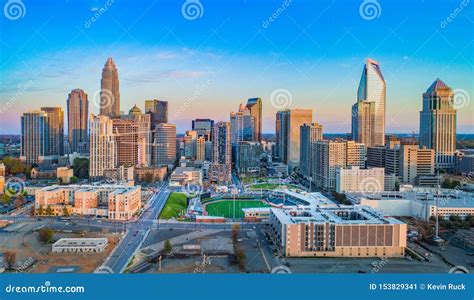 Charlotte Skyline Royalty-Free Stock Image | CartoonDealer.com #56035900