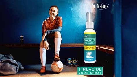 Keep Your Feet Feeling Healthy With Dr. Blaine's Tineacide Shoe Spray! - Girls Soccer Network