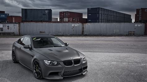 Download wallpaper E92, Matte Black, M3, Containers, section bmw in ...