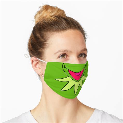 "Kermit the frog face mask " Mask by Charlee-crone | Redbubble