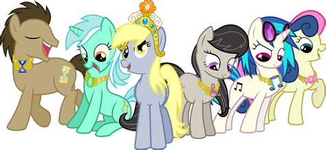 The Background Mane 6 Elements of Harmony by jaybugjimmies on DeviantArt