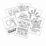 Summer Coloring Pages For Kids Download Your Free PDF sketch template