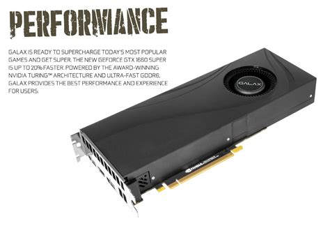 GALAX GeForce® GTX 1660 Super - GeForce® GTX 1660 SUPER - GeForce® GTX ...