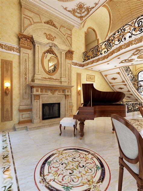 Interior classical mansion 3D model | CGTrader