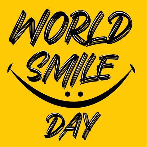 World Smile Day Vector Template Design Illustration. 10697783 Vector ...