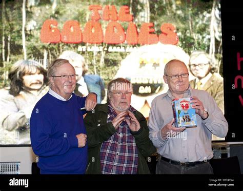 (l-r) Tim Brooke Taylor, Bill Oddie and Graeme Garden of the Goodies ...