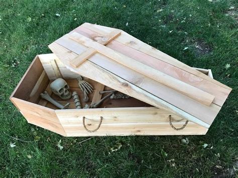 Halloween Coffin PLANS plans Only, Build a Coffin Decoration for Your Yard Perfect for the DIY ...