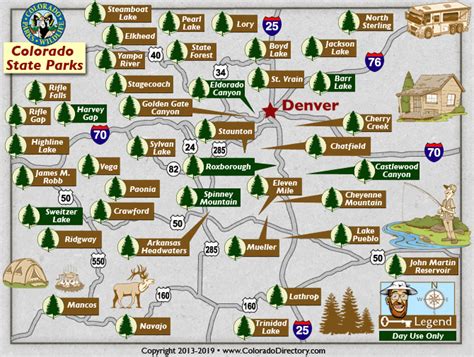 Colorado State Parks Map | CO Vacation Directory