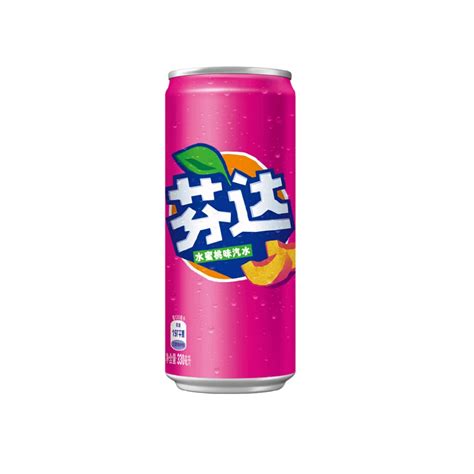 Fanta peach slim can 330ml - H.A.G INTER CO., LTD