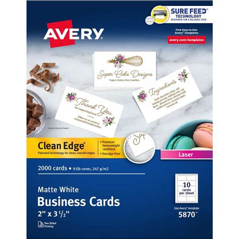 Calling Card Business: Staples Perforated Business Card Paper