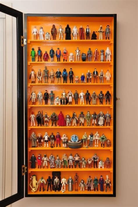 Star wars action figures display, Vintage star wars figures, Star wars room