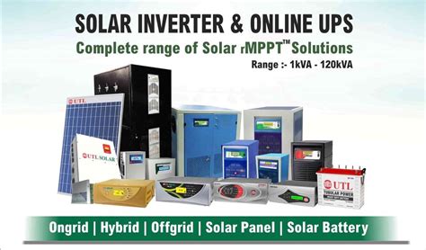 Buy UTL solar inverter at best price: Ongrid, Offgrid & hybrid solar inverter.