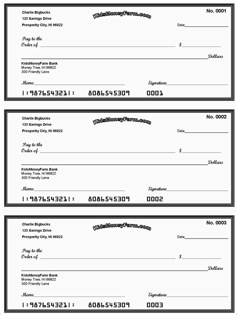 Blank Checks Worksheet — excelguider.com