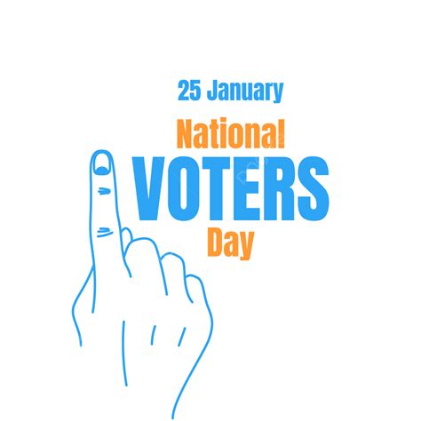 National Voters Day Clipart, Voters Day, National Voters Day, Choice ...