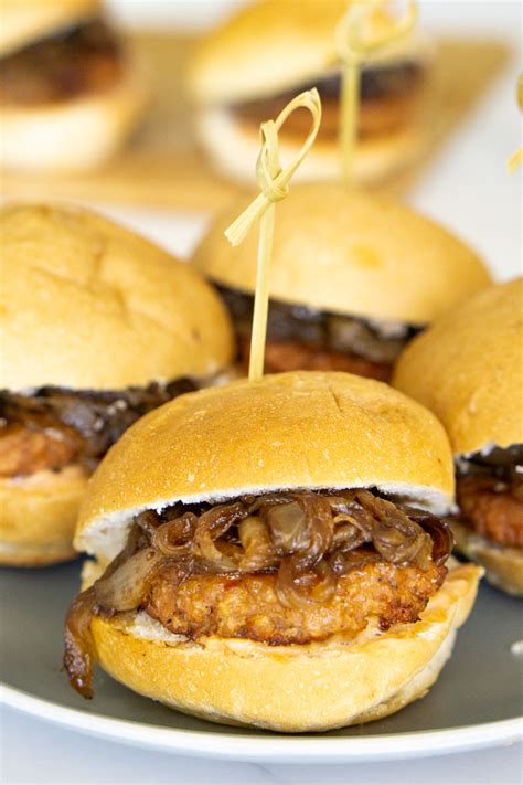 Sausage Caramelized Onion Sliders | Babaganosh