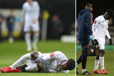 Bukayo Saka hands Arsenal injury worry after winger hobbles off in FA Cup clash at Oxford but ...