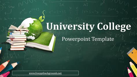 University College | Powerpoint template free, Powerpoint templates, Powerpoint presentation ...